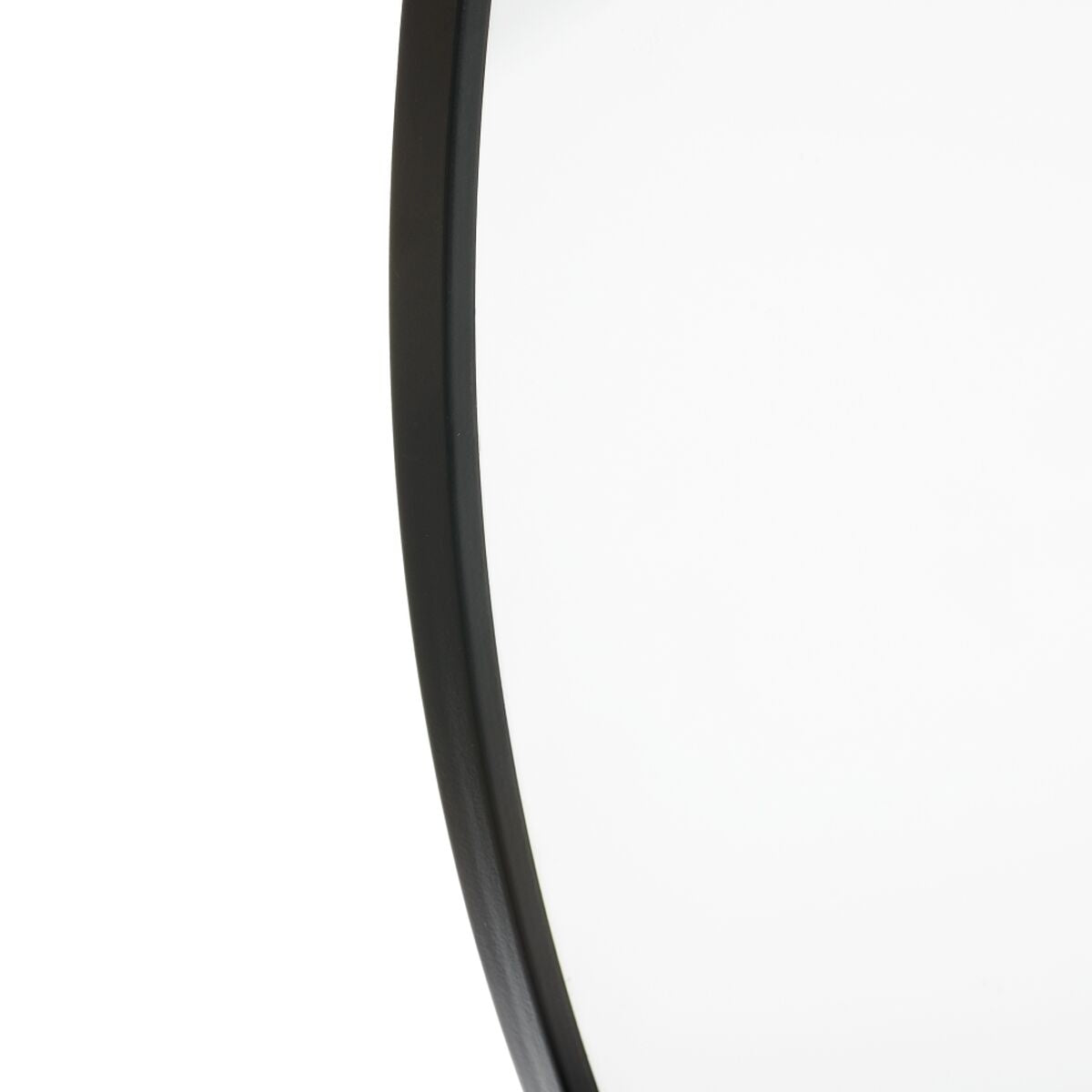 Wall Mirror 120 x 10 x 70 cm Black Glass Metal