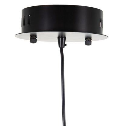 Black Crystal Metal Ceiling Lamp 15 x 15 x 37 cm