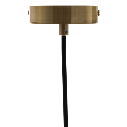 Ceiling Lamp 21 x 21 x 37 cm Gold Wood Iron