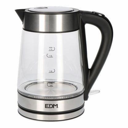 Electric Kettle with LED Light EDM 1850-2200 W Glass 1.7 L