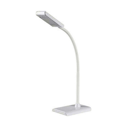 EDM Flexo Desk Lamp/Desk Lamp White Polypropylene 400 lm (9 x 13 x 33 cm)