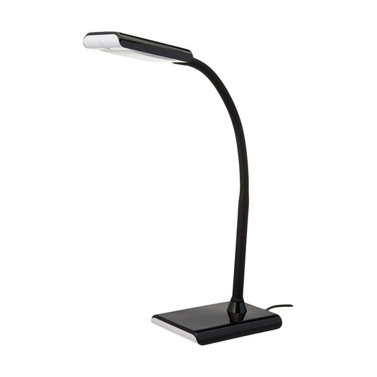 EDM Flexo Desk Lamp/Desk Lamp Black Polypropylene 400 lm (9 x 13 x 33 cm)