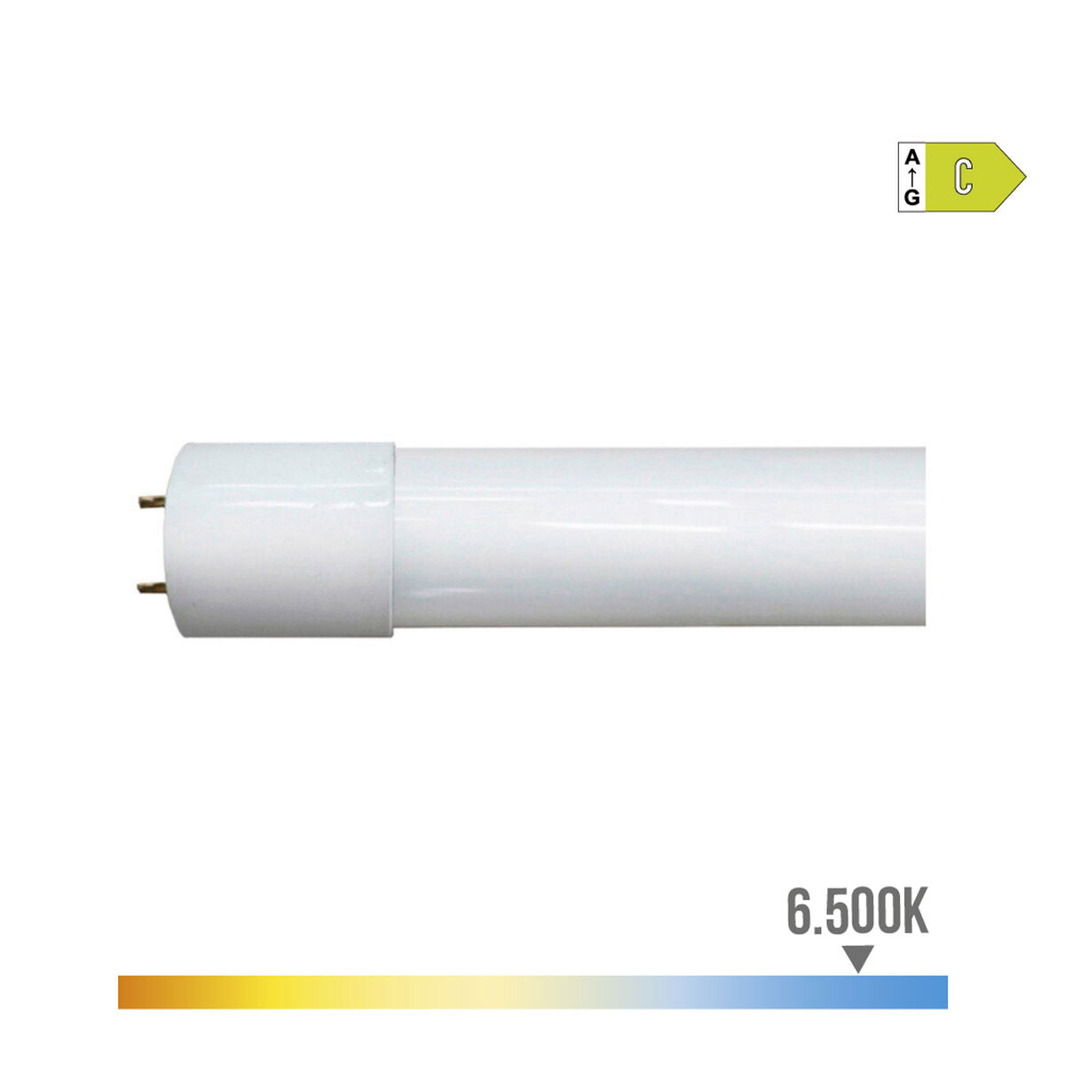 EDM T8 LED tube 18 W 2900 Lm 6500 KC Ø 2.6 x 120 cm