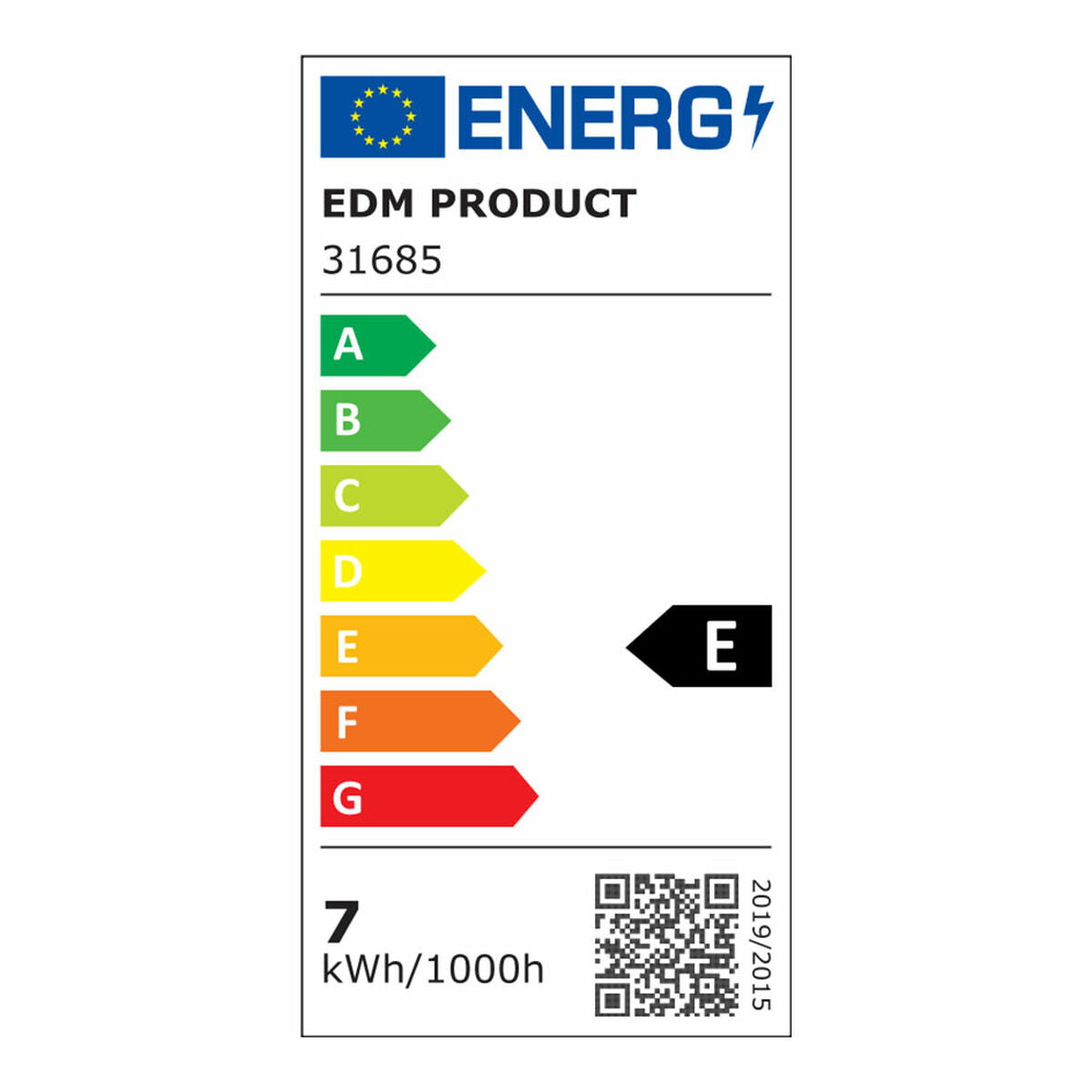 EDM LED Tube 7 W White A (6400 K)