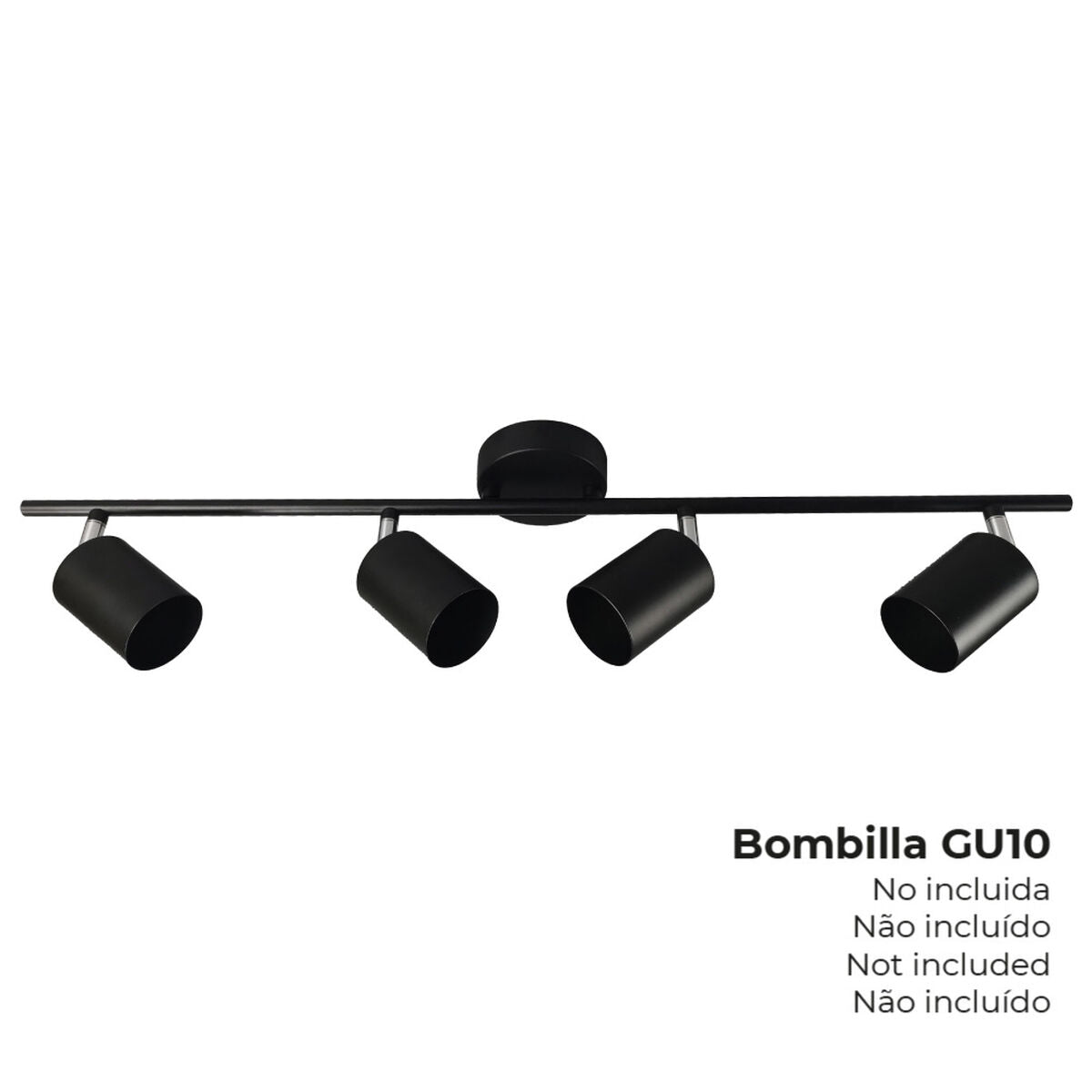 EDM 32036 Ceiling Lamp Black 70 x 9 x 15.2 cm