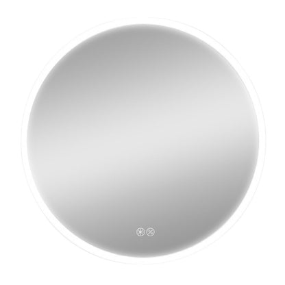 EDM Wall Mirror Round LED Light 20 W Ø 60 cm