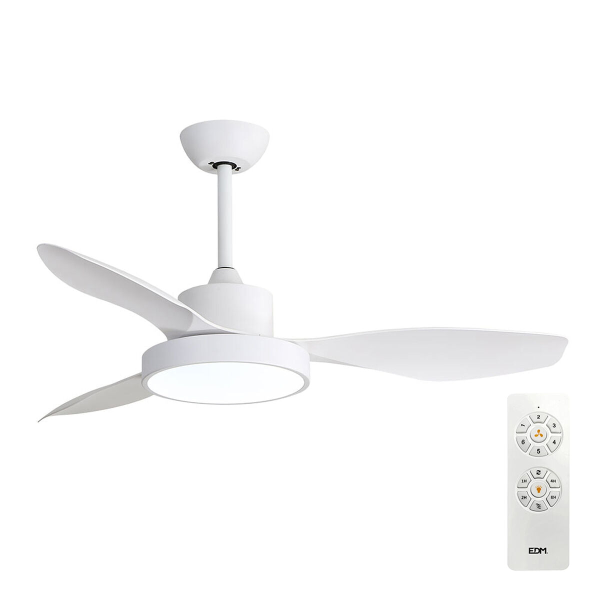 Ventilador de Techo con Luz EDM 33817 Arctic Blanco 24 W 38 W 2160 Lm