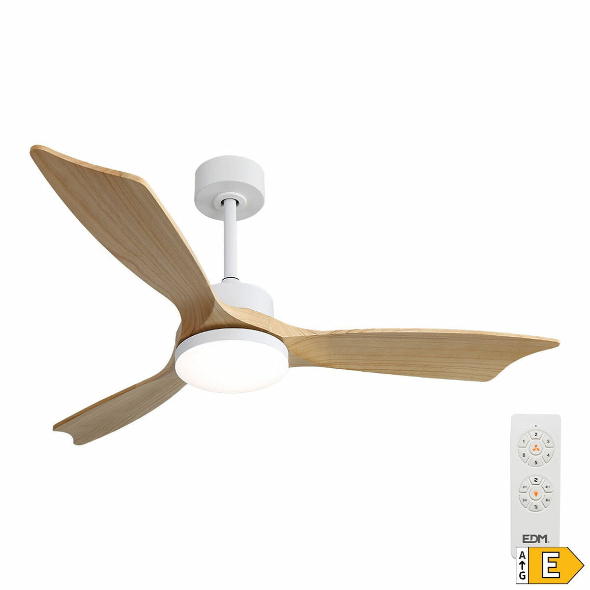 Ventilador de Techo con Luz EDM 33819 Báltico 20 W 2190 Lm