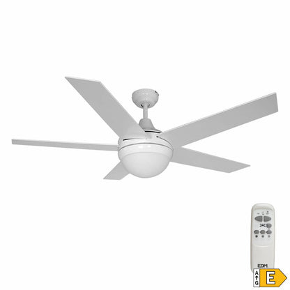 Ventilador de Techo con Luz EDM 33988 Adriatico Blanco 60 W