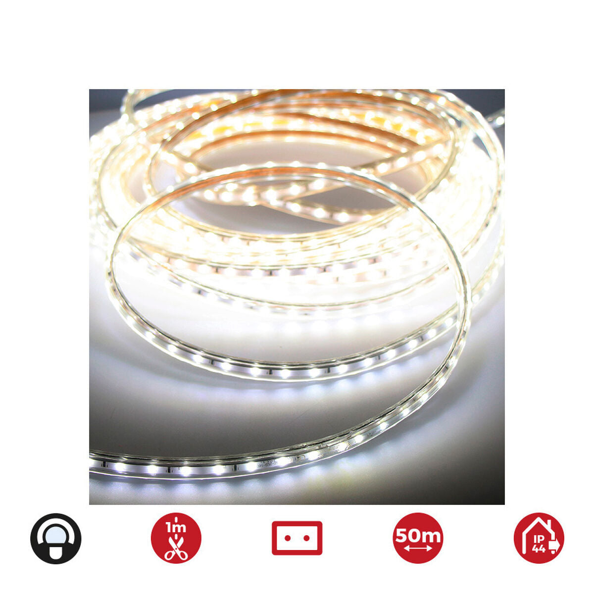 Tiras LED EDM 72700 4,2 W x 1 m 50 m 6400 K 350 lm