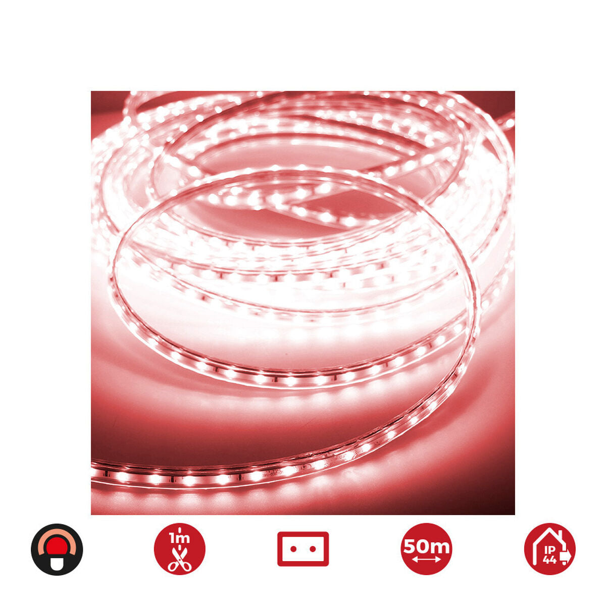 EDM LED Strips 72704 Red 4.2 W x 1 m 50 m 350 lm