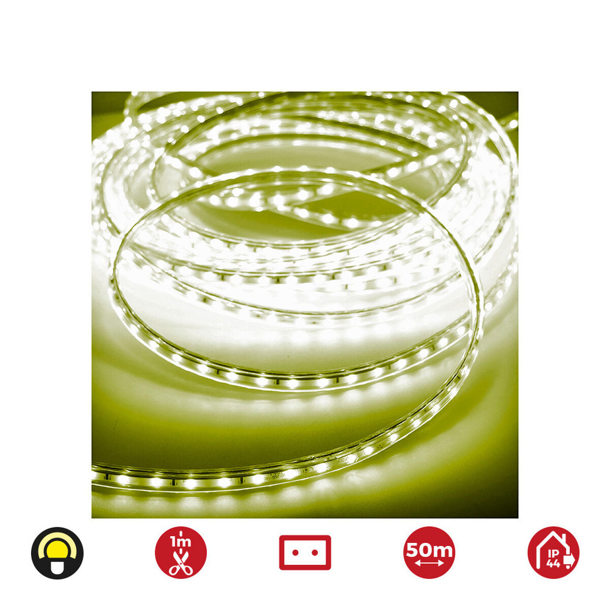 EDM LED Strips 72705 Yellow 4.2 W x 1 m 50 m 350 lm