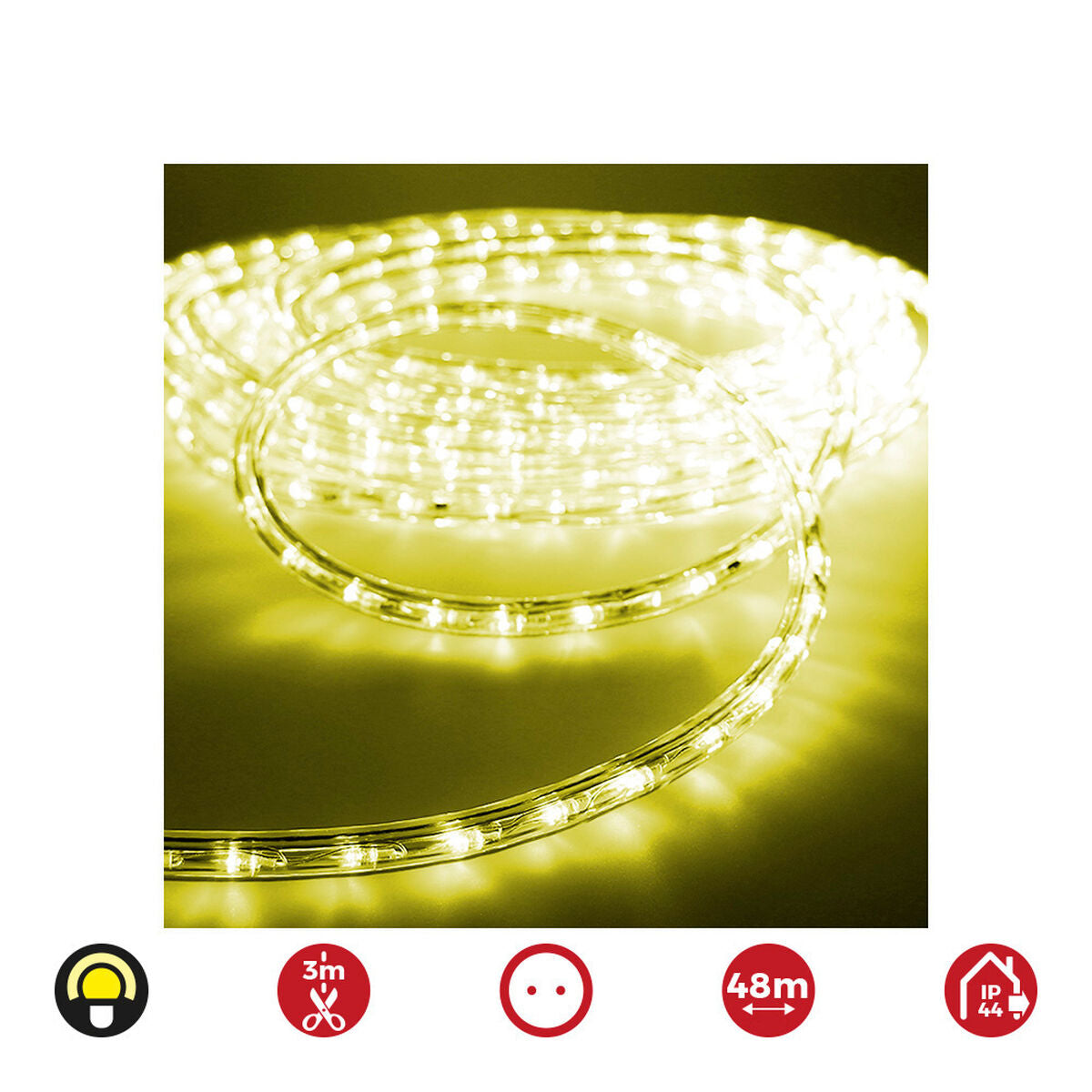 EDM LED Tube 72707 Flexiled 48 m Yellow