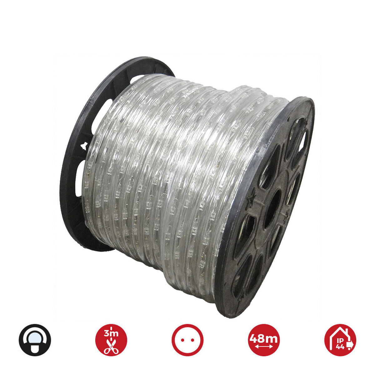 Tubo LED EDM 72710 Flexiled 1,75 W x 1 m 48 m Blanco Frío