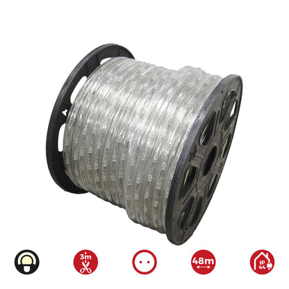 Tubo LED EDM 72711 Flexiled 1,75 W x 1 m 48 m Blanco Cálido