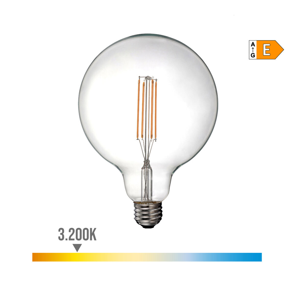 LED EDM E bulb 6 W E27 800 lm 12.5 x 17 cm Ø 12.5 x 17 cm (3200 K)