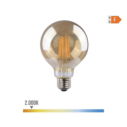 LED EDM Vintage Bulb F 8 W E27 720 Lm 12.5 x 17 cm Ø 12.5 x 17 cm (2000 K)