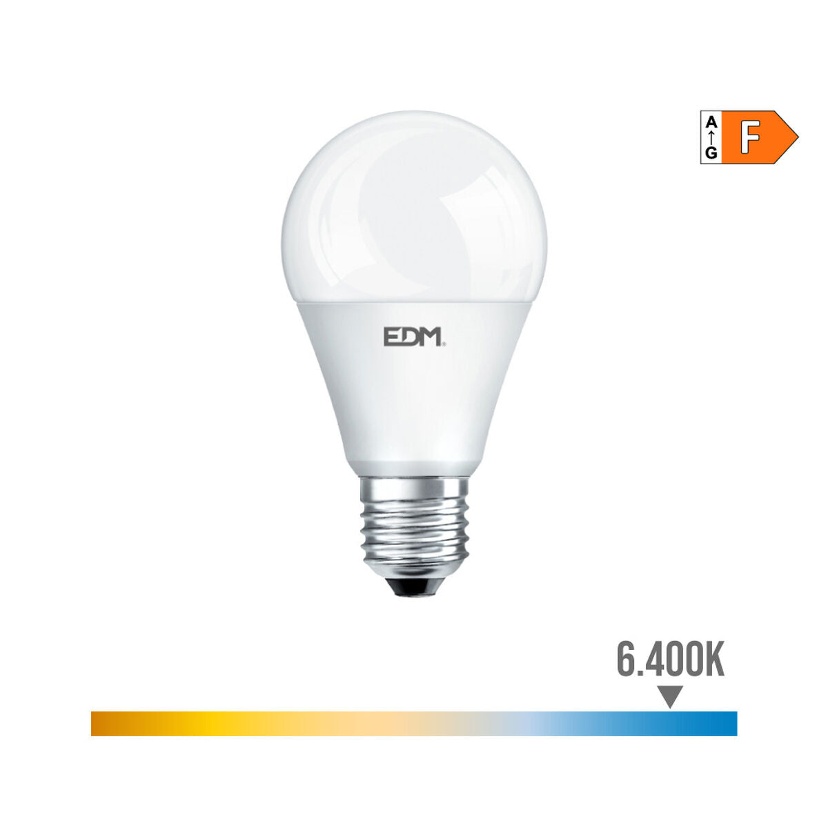 EDM LED bulb F 15 W E27 1521 Lm Ø 6 x 11.5 cm (6400 K)