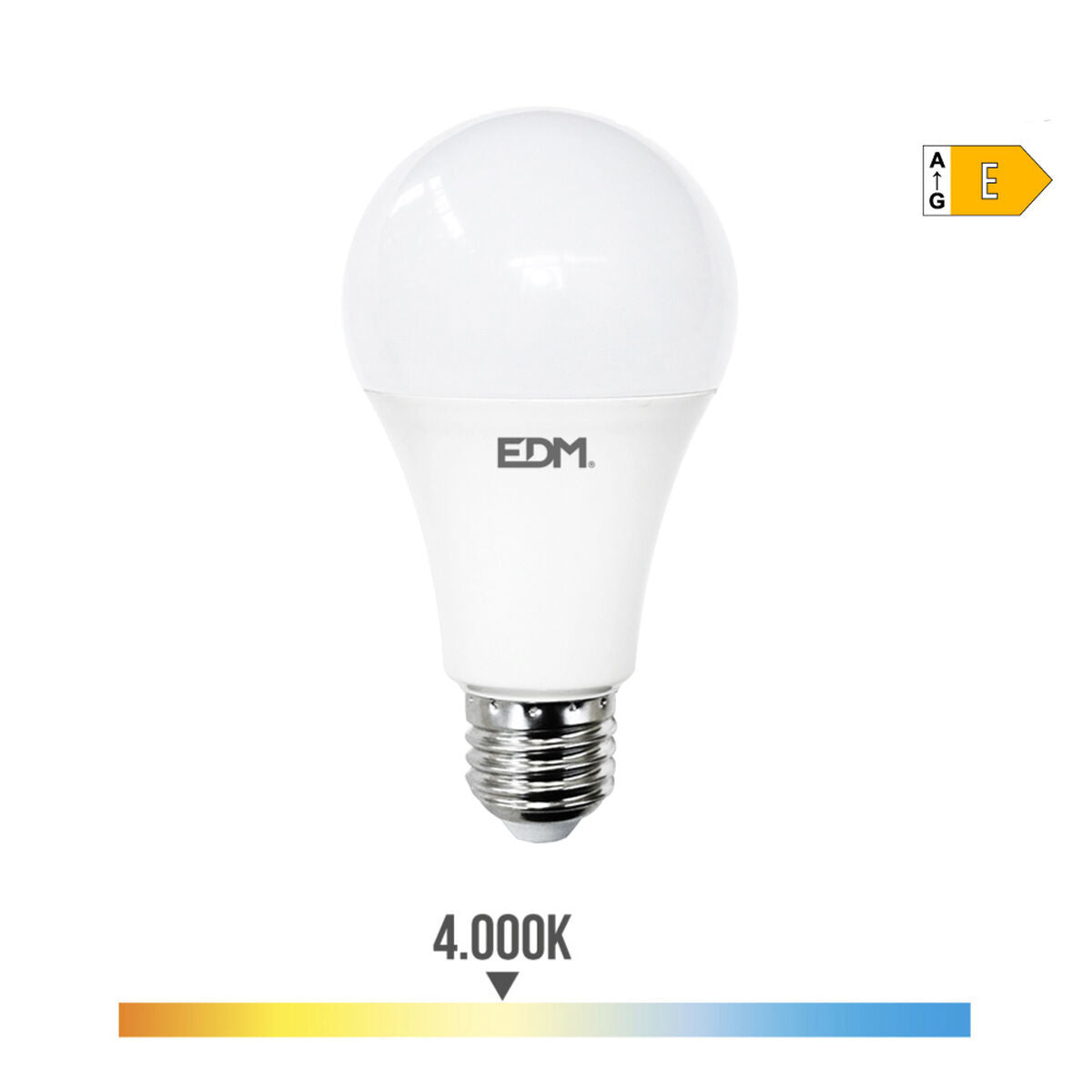 Bombilla LED EDM E 24 W E27 2700 lm Ø 7 x 13,6 cm (4000 K)