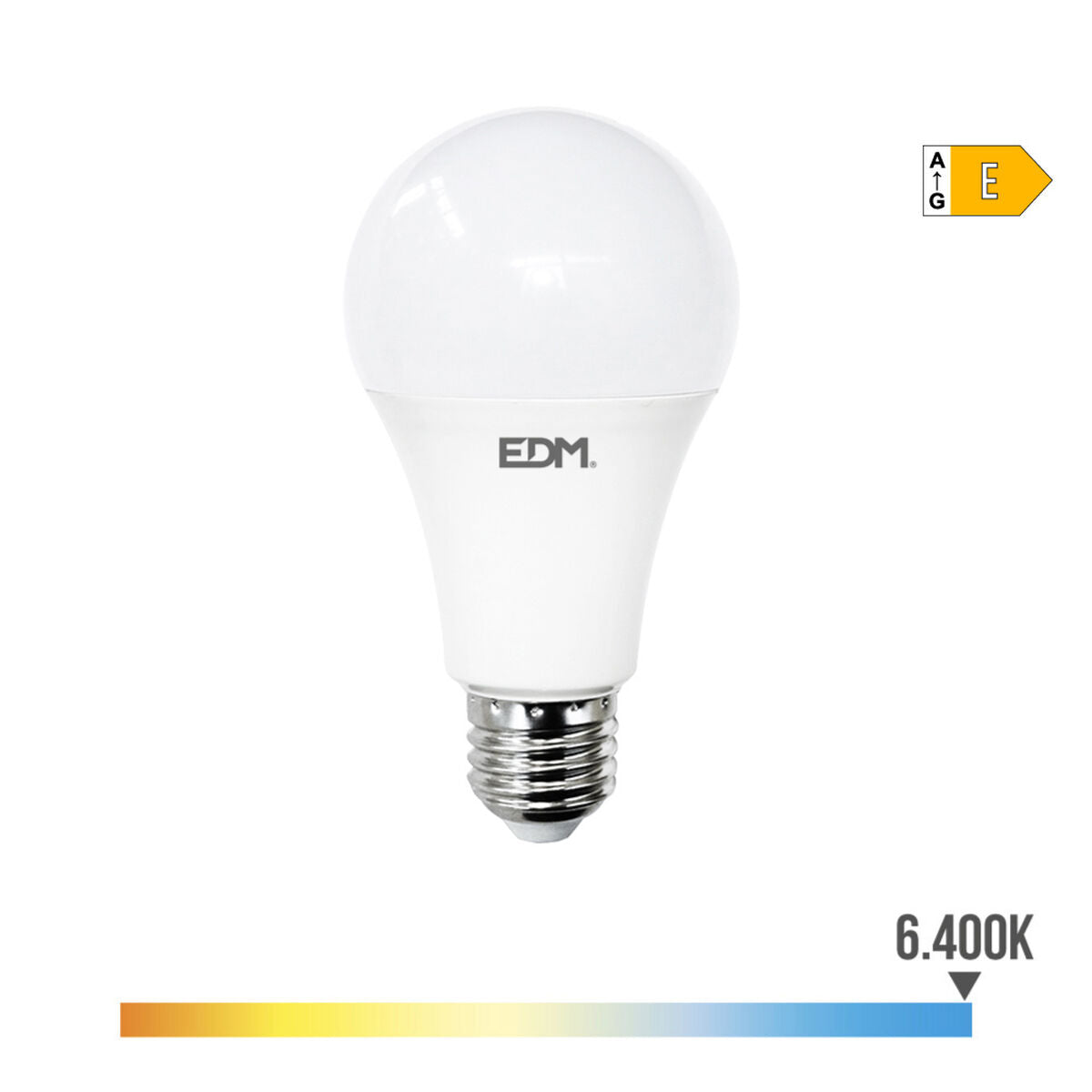 Bombilla LED EDM E 24 W E27 2700 lm Ø 7 x 13,6 cm (6400 K)