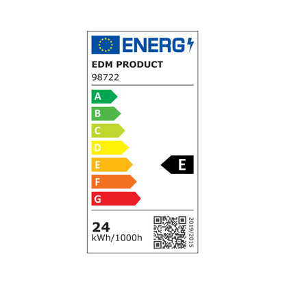 Bombilla LED EDM E 24 W E27 2700 lm Ø 7 x 13,6 cm (6400 K)