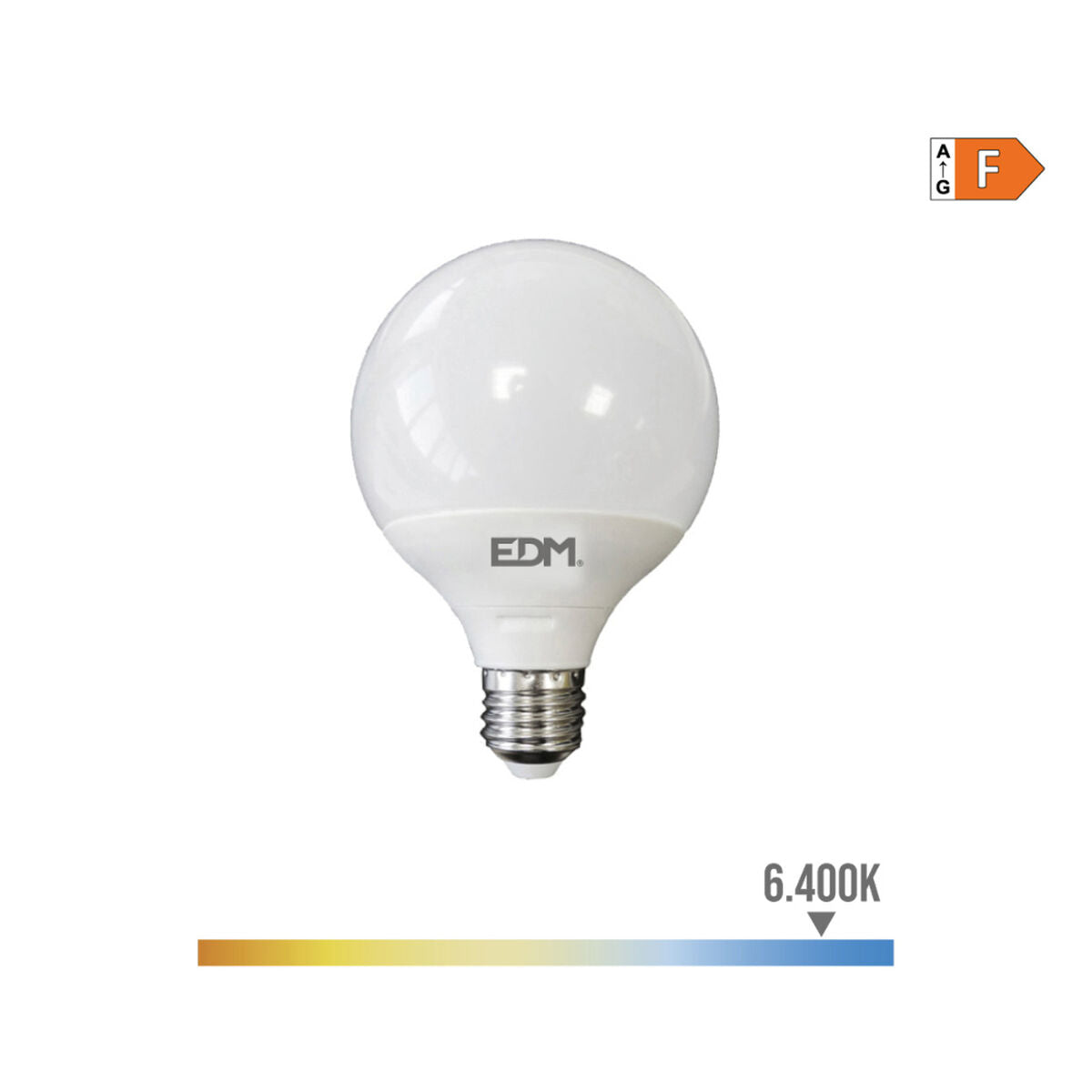 Bombilla LED EDM F 10 W E27 810 Lm 12 x 9,5 cm (6400 K)