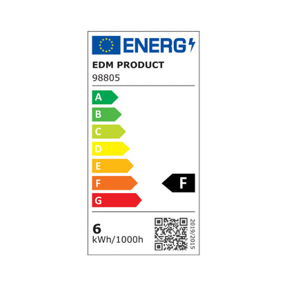 Tubo LED EDM Linestra S14D F 7 W 500 lm Ø 3 x 30 cm (2700 K)