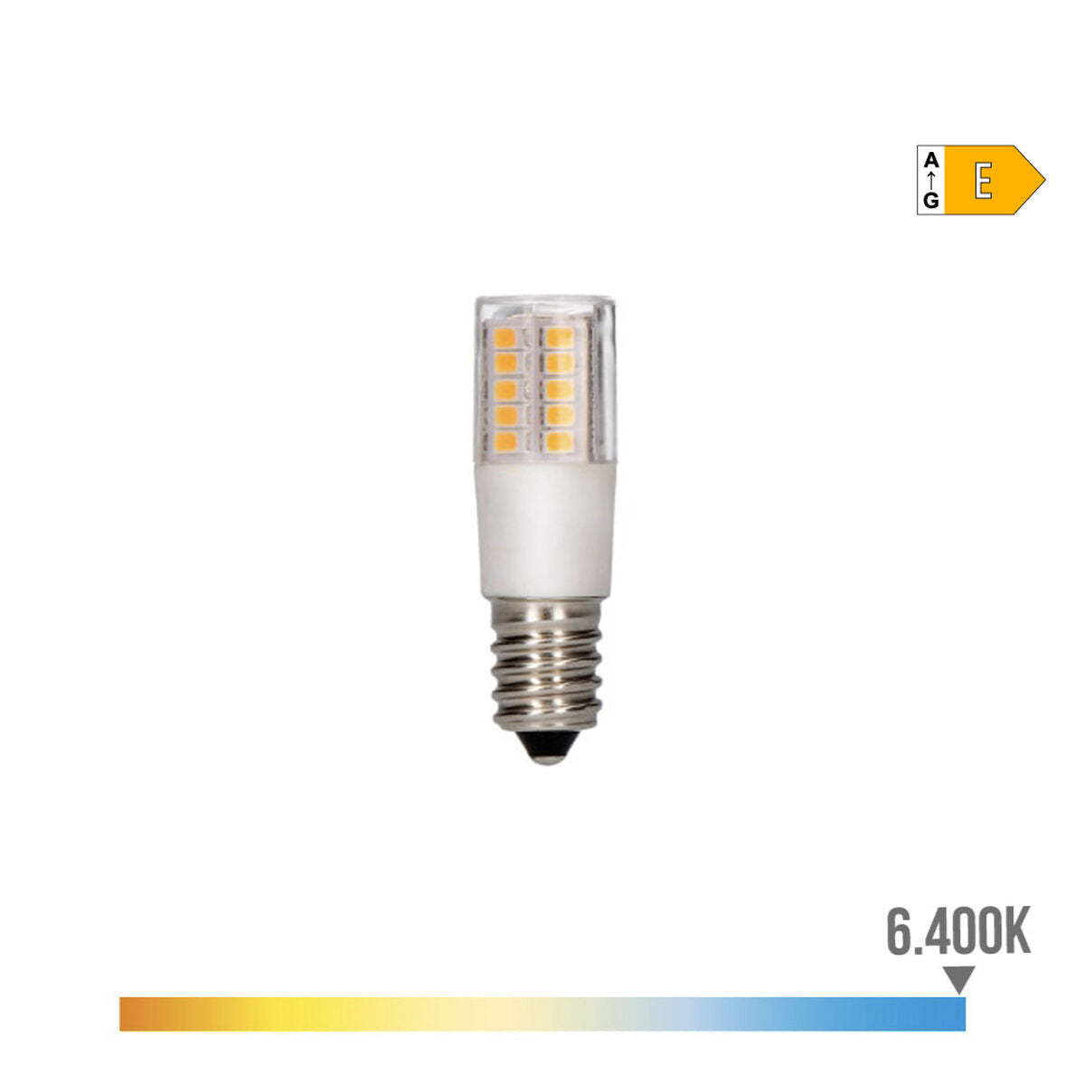 Bombilla LED EDM Tubular Blanco E 5,5 W E14 700 lm Ø 1,8 x 5,7 cm (6400 K)