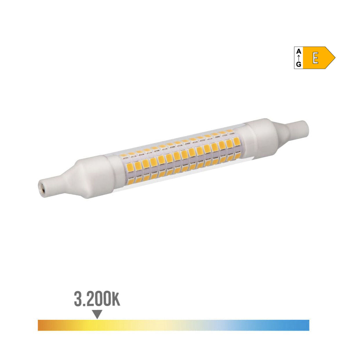 Bombilla LED EDM Lineal E 9 W R7s 1100 Lm Ø 1,5 x 11,8 cm (3200 K)