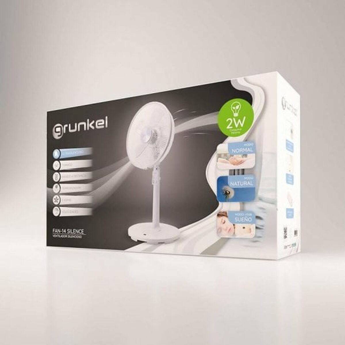 Ventilador de Pie Grunkel Fan 14 Silence 28 W Blanco