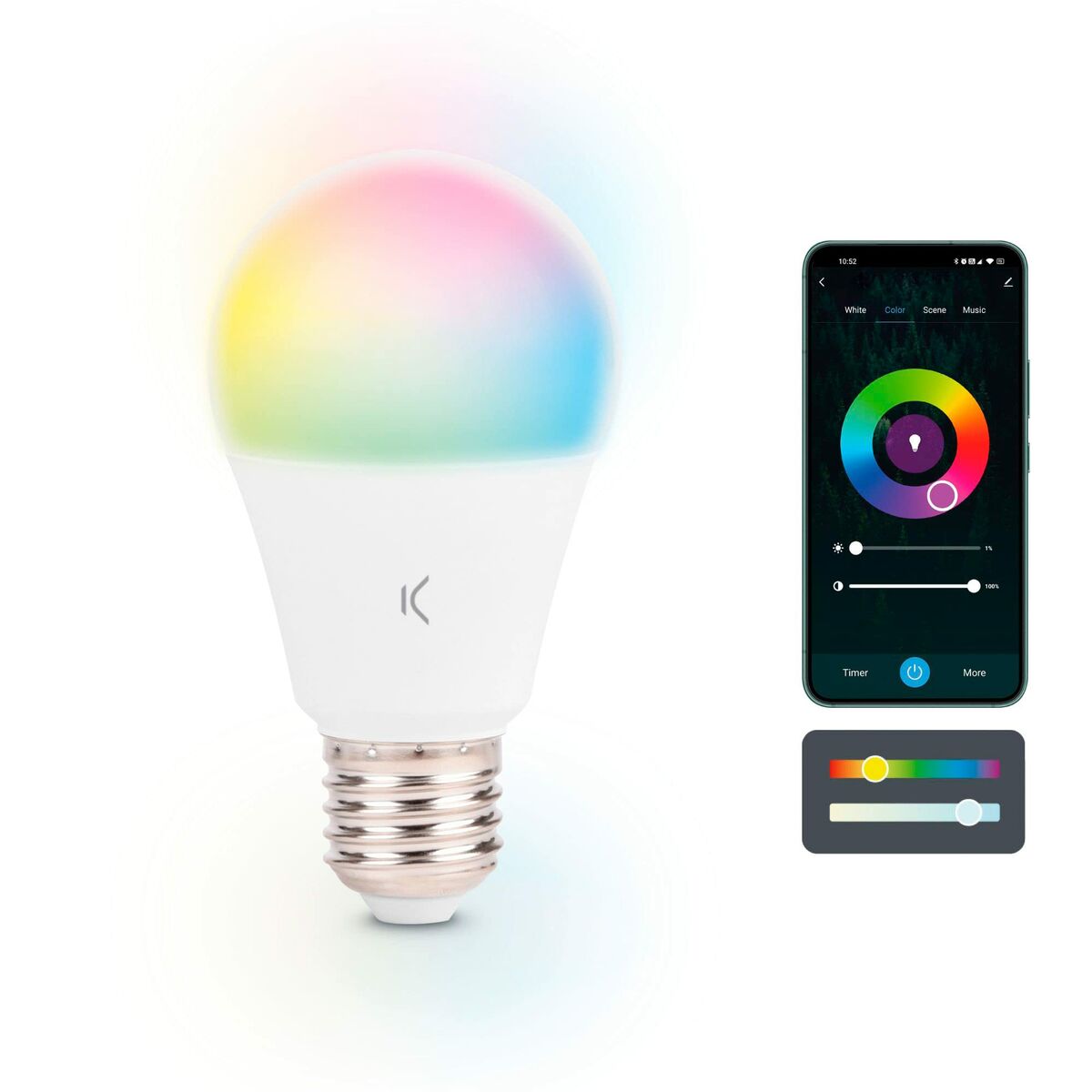 KSIX E27 9W LED Bulb F