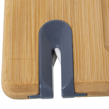 Tabla de cortar Alexandra House Living Marrón Madera 28 x 1 x 18 cm Afilador de Cuchillos