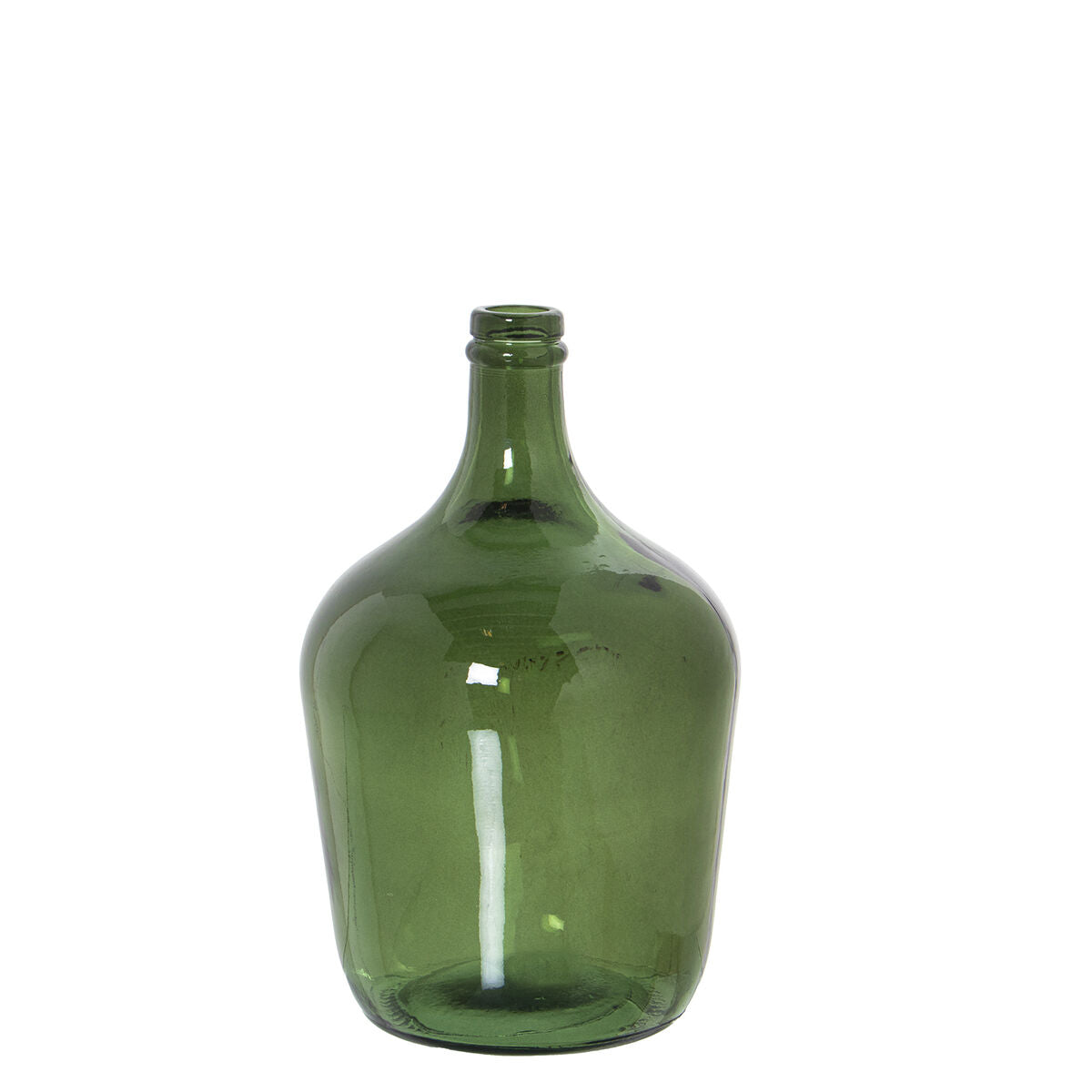 Alexandra House Living Recycled Glass Vase Crystal Green 18 x 30 cm 4 L