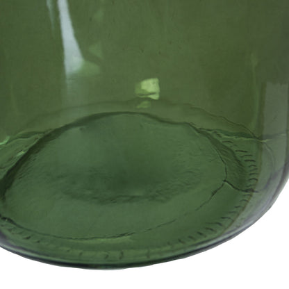 Alexandra House Living Recycled Glass Vase Crystal Green 18 x 30 cm 4 L