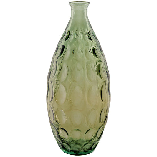 Alexandra House Living Vase Green Crystal 17 x 39 cm