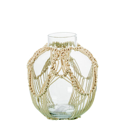 Alexandra House Living Crystal Vase 15 x 17 cm