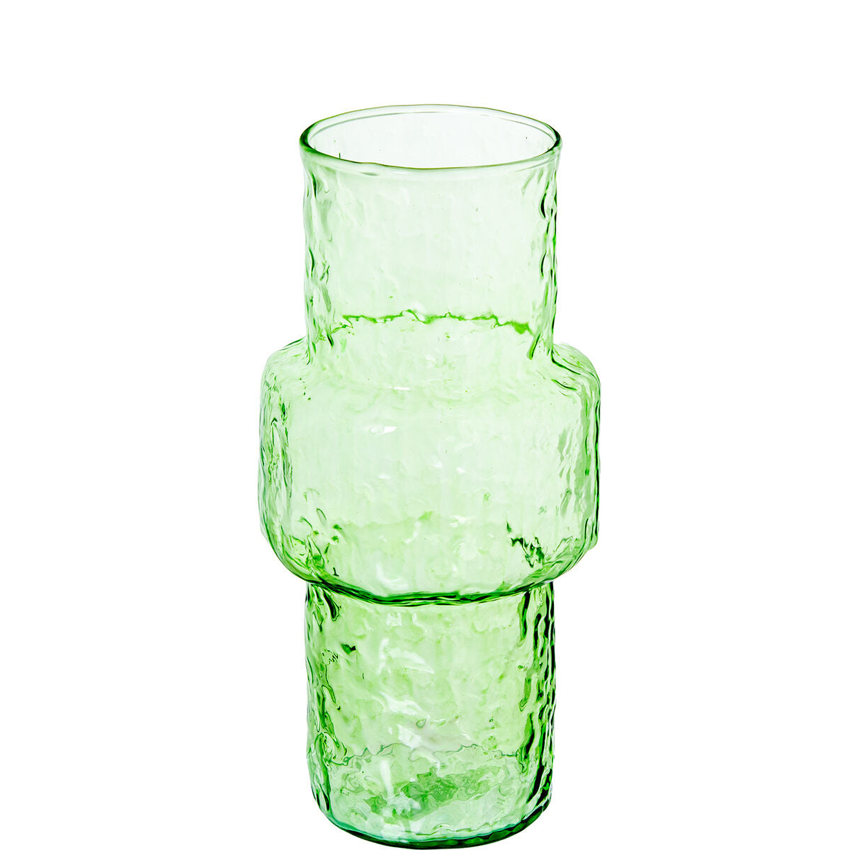 Alexandra House Living Vase Green Crystal 14 x 28 cm