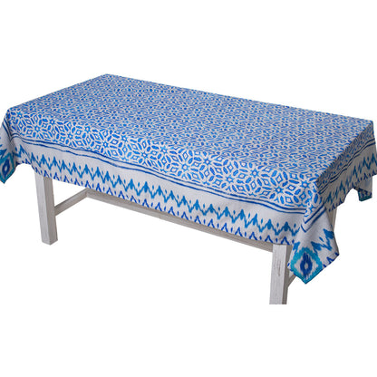 Mantel Alexandra House Living CRISTI Azul 145 x 200 x 1 cm