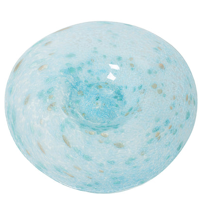 Alexandra House Living Centerpiece Light Blue Crystal 36 x 36 x 8 cm