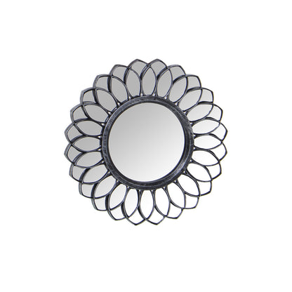 Alexandra House Living Mirror Set Silver Plastic 2 x 92 x 50 cm Round