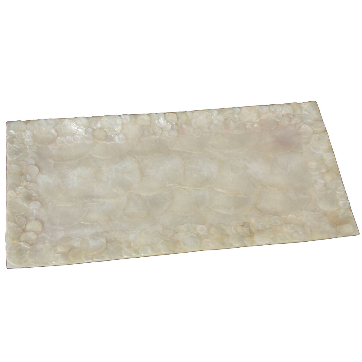 Alexandra House Living Natural Mother of Pearl Centerpiece 19 x 37 x 2 cm