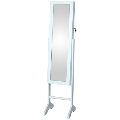 Alexandra House Living White Standing Mirror 35 x 35 x 153 cm