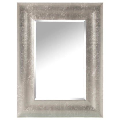 Alexandra House Living Wall Mirror Silver Wood 4 x 54 x 74 cm