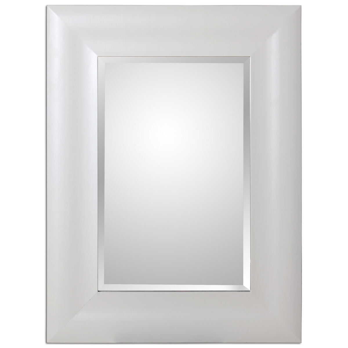 Alexandra House Living Wall Mirror White Wood 4 x 54 x 74 cm