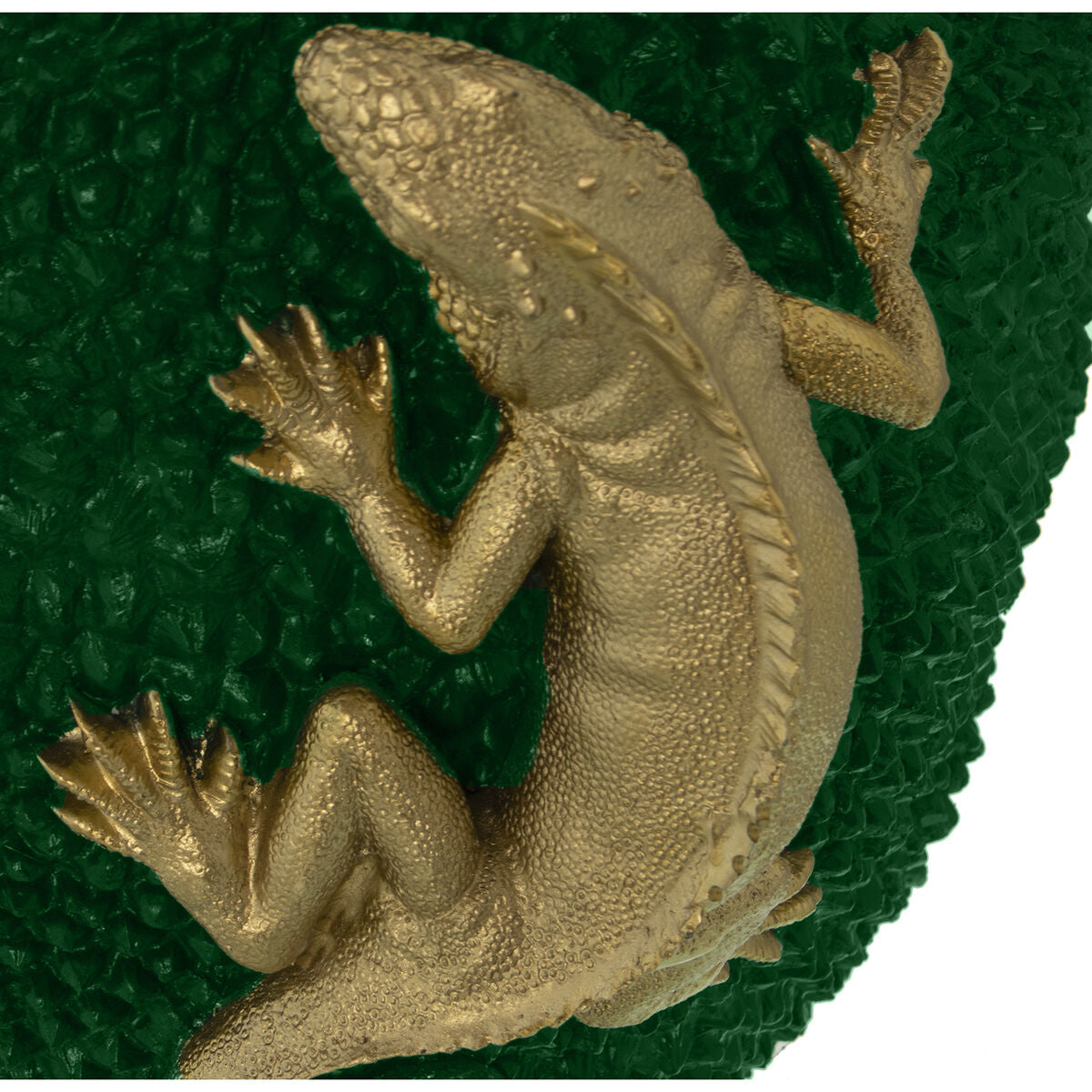 Jarrón Alexandra House Living Verde Resina Plástico Iguana 40 x 39 x 39 cm