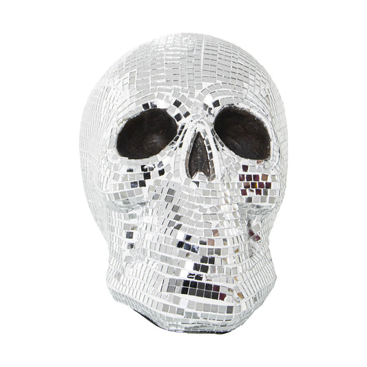 Decorative Figure Alexandra House Living Plastic Skull 19 x 27 x 21 cm Mirrors