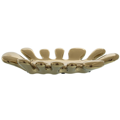 Alexandra House Living Centerpiece Gold 26 x 14 x 4 cm