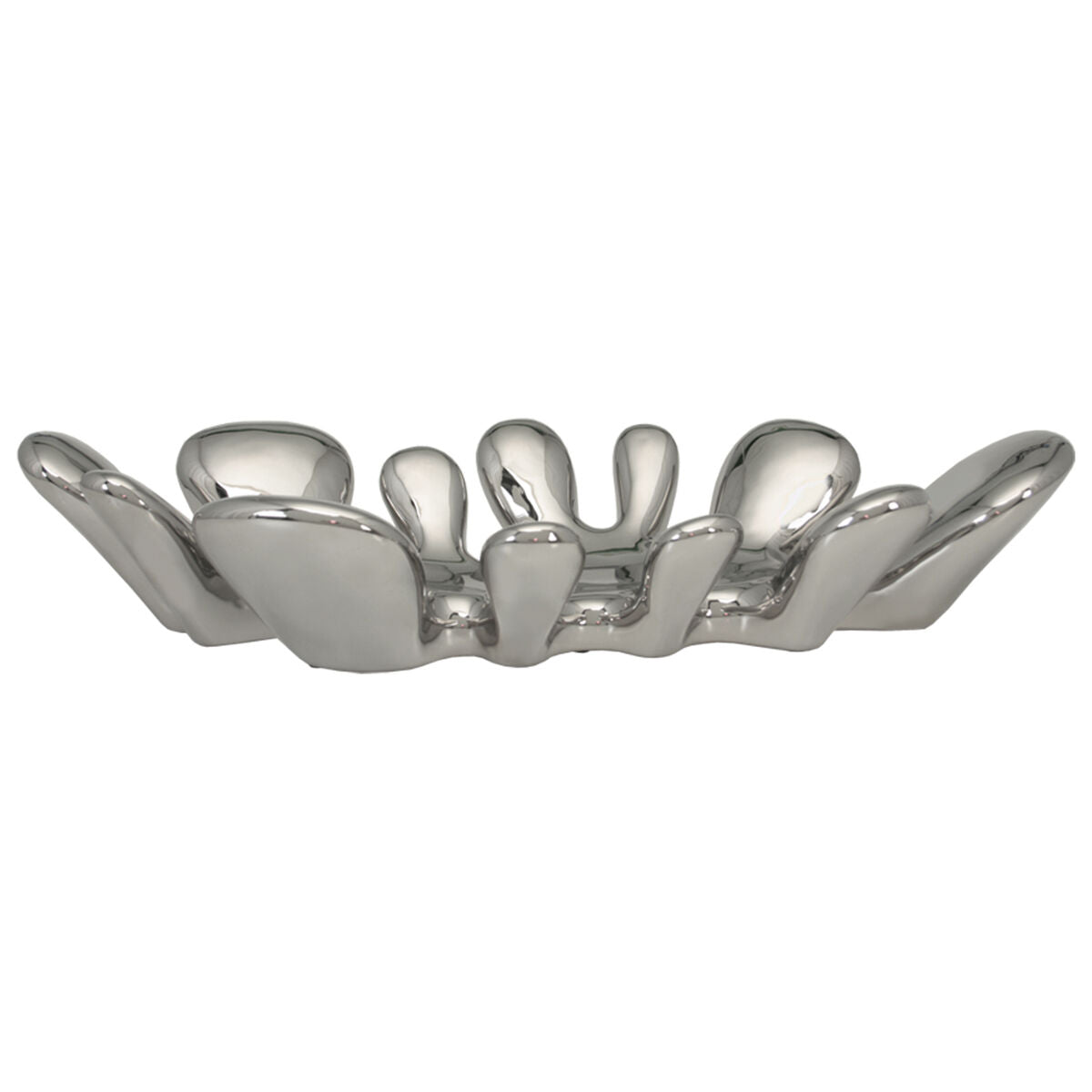 Alexandra House Living Silver Centerpiece 26 x 14 x 4 cm