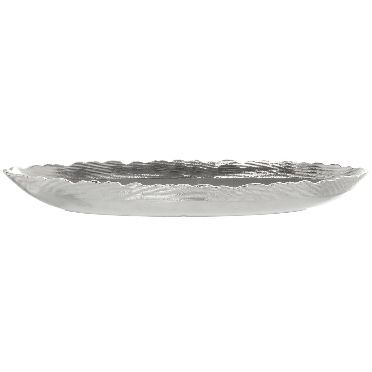 Alexandra House Living Silver Ceramic Centerpiece 5 x 41 x 18 cm