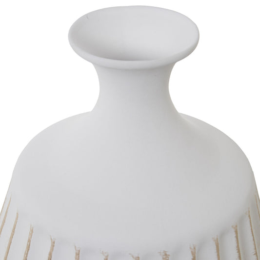 Alexandra House Living Vase White Ceramic 27 x 48 cm